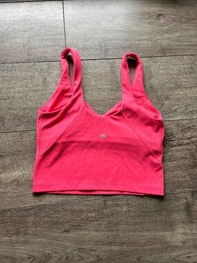 lululemon pink align tank size 6